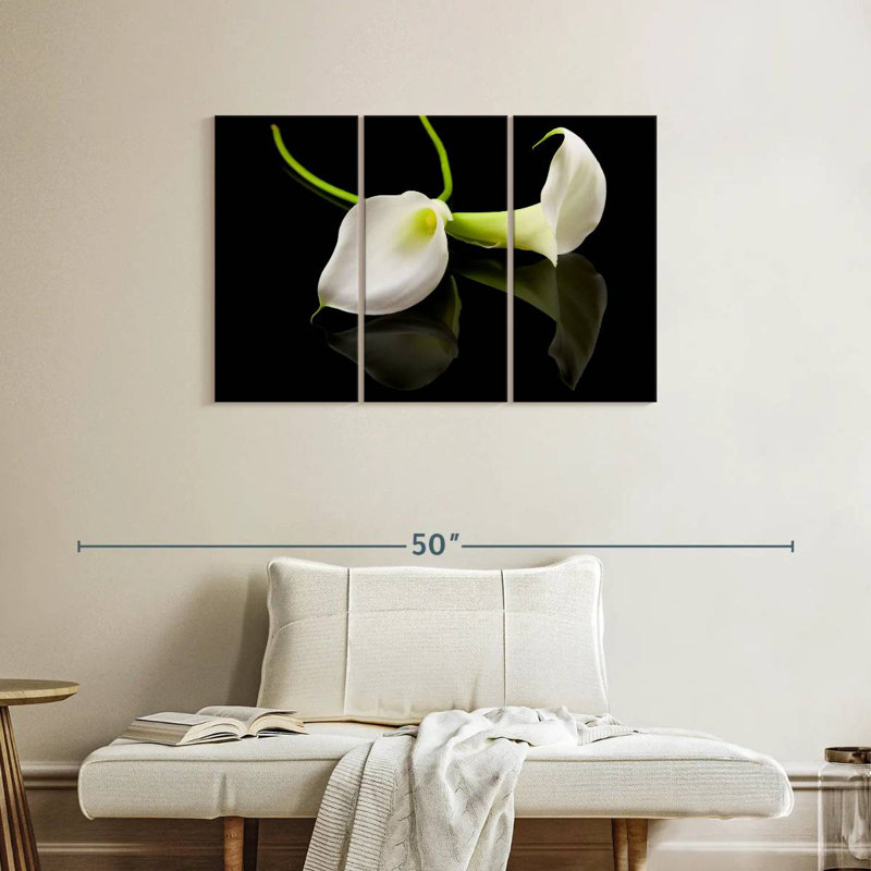 Fleur de lis Harnek Calla, H 24 po x l 38 po