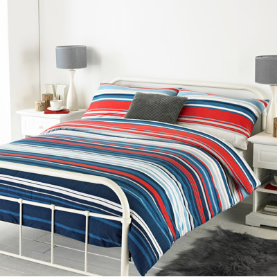 Cotton No Pattern Duvet Cover Set with Pillowcases Included