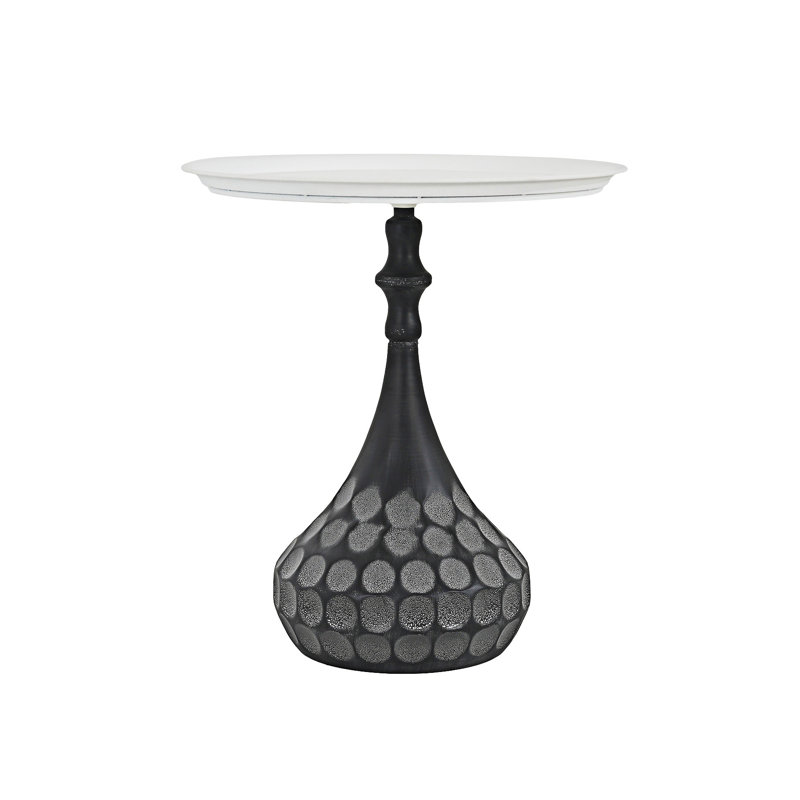 Accent Metal Coffee Table Pedestal Table