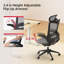 Chaise de bureau ergonomique en filet
