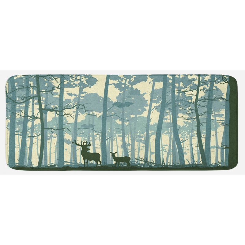 Tapis de cuisine cerf