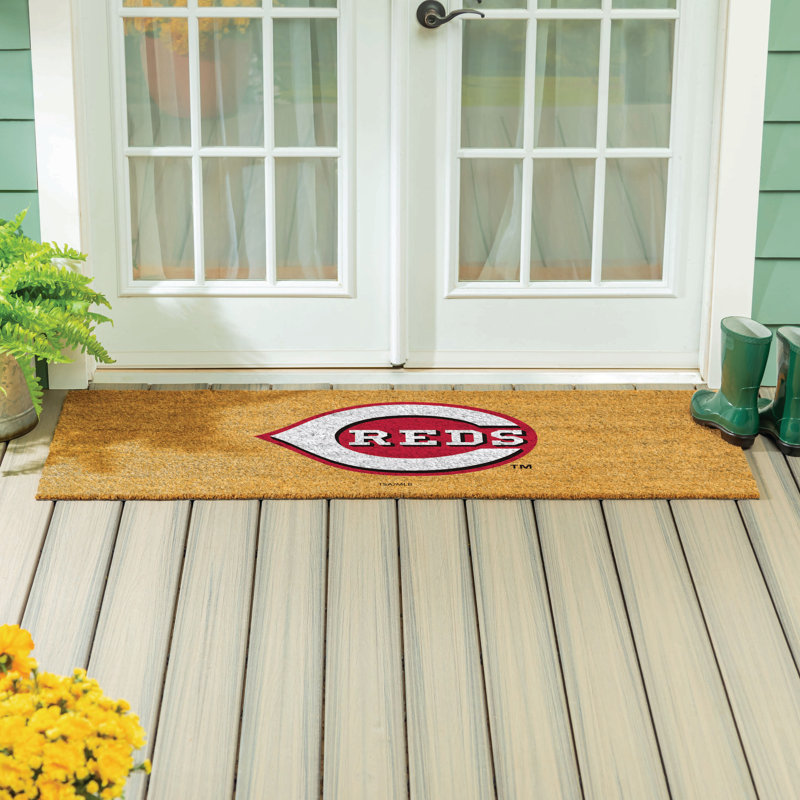 Très grand tapis couleur coco Cincinnati Reds, 60 po x 24 po