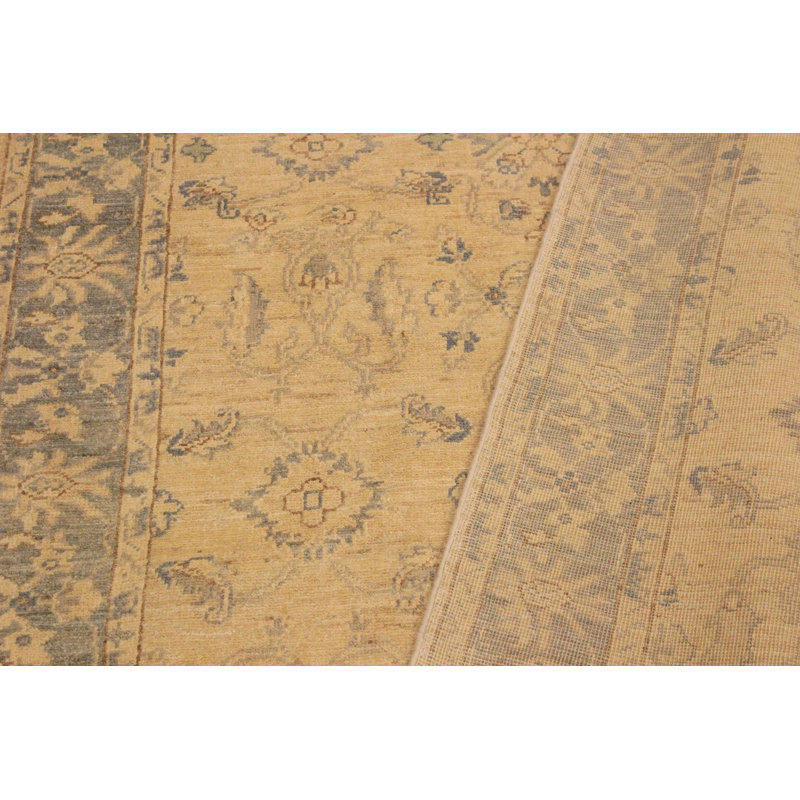 Tapis ivoire / gris One-of-a-Kind 3 pi 11 po x 5 pi 9 po par Arshs Fine Rugs