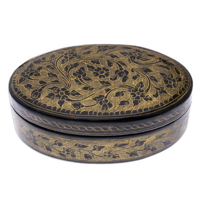 Boîte décorative en bois de mangue Roode