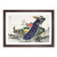 Peacocks & Peony Flower by Numata Kashu - Picture Frame Painting Print-55739047-55739046
