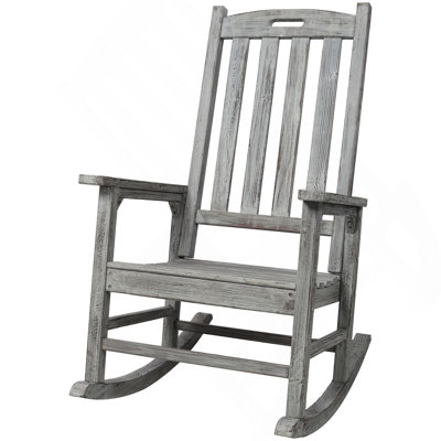 Chaise berçante en bois, chaise berçante en bois durable, chaise berçante en bois de sapin, chaises berçantes de patio pour l'extérieur, garde.