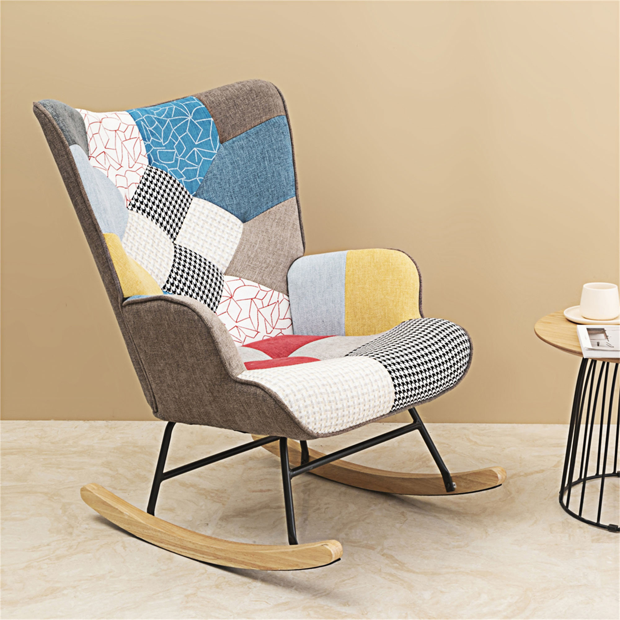 George Oliver Modern Fabric Rocker Chair - Wayfair Canada