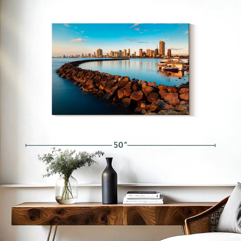 Manila Bay Golden Hour, 24" H x 36" W
