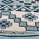 Tapis turquoise/bleu Northpoint