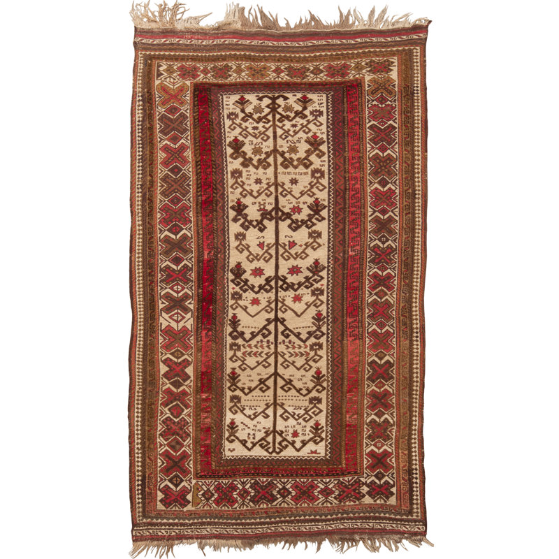 One-of-a-Kind 4'2" X 7'1" Hand Knotted Area Rug
