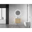 Meuble-lavabo mural avec lavabo en céramique blanche et porte à fermeture en douceur-2006665446