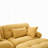 U Shape Cloud Couch With 2 Ottomans-788026005