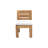 7 pc Pacific Teak Dining Set with 42" x 72" Rectangular Dining Table-103778312