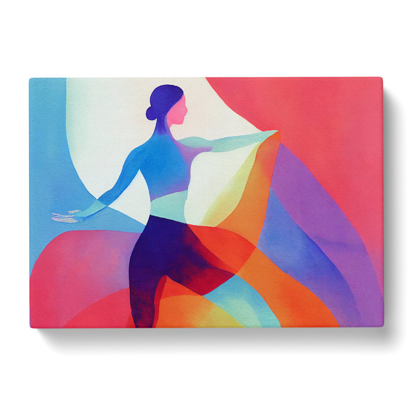 Woman In Watercolour Vol.2 - Wrapped Canvas