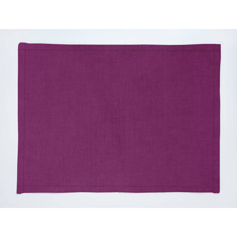 Napperons en faux jute, Fuchsia