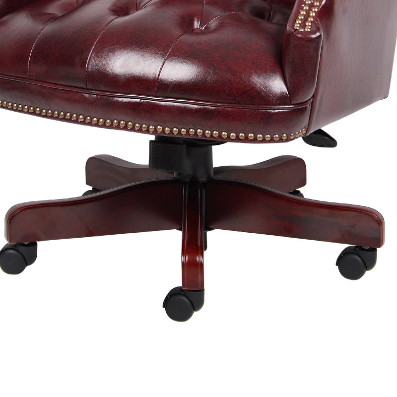 Fauteuil surdimensionné en vinyle Sail, Bourgogne