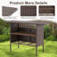 Table de bar en osier-66805190