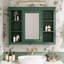 Armoire à pharmacie avec miroir, rangement mural avec porte (sans meuble-lavabo)-884800205