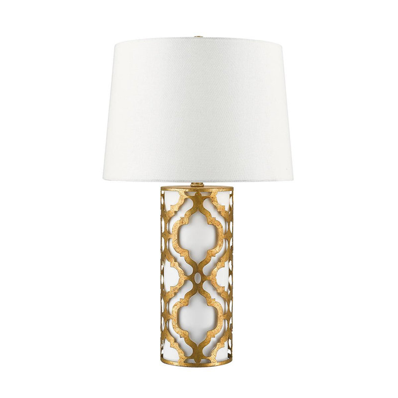 Remy Metal Table Lamp, Distressed Gold