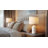 21” Ivory White Glazed Ceramic Lamp(Set Of 2)