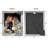 8X10 Picture Frames Set Of 2, Glitter Photo Frame For Tabletop, Silver Glass Picture Frame, Graduation Gifts For Her, Horizontally Or Vertically