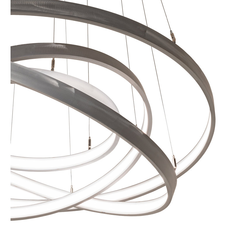 48" Wide Anillo 4 Ring Cascading Pendant