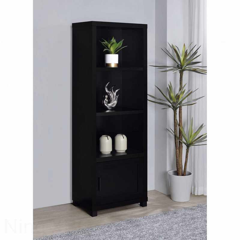 3-Shelf Engineered Wood Media Tower