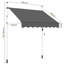 Yaheetech 200cm W x 120cm D Polyester Cover Retractable Patio Awning-133897316