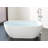 Badeloft 70.8" x 31.5" Freestanding Soaking Stone Resin Bathtub with Overflow and Drain BW-02-XL-M in Matte White-35943519