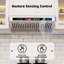 Hotte de cuisine 36 pouces sous armoire 900 CFM, hotte de cuisine en acier inoxydable à contrôle tactile avec mémoire et lumière DEL, 3 options de ventilation