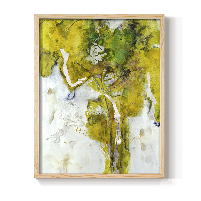 Golden Foliage I, reproduction encadrée - bois massif, H 11 po x l 9 po