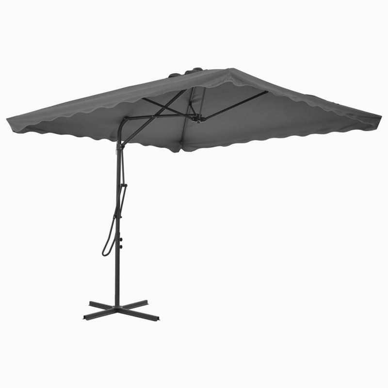 Square Cantilever Umbrella, Anthracite