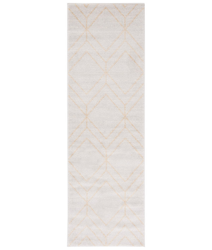 Tapis à motif géométrique Janson Performance, Tapis de couloir 2 pi 6 po x 8 pi