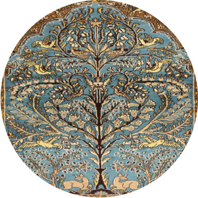 Tapis 100% traditionnel lavable à la machine 3891