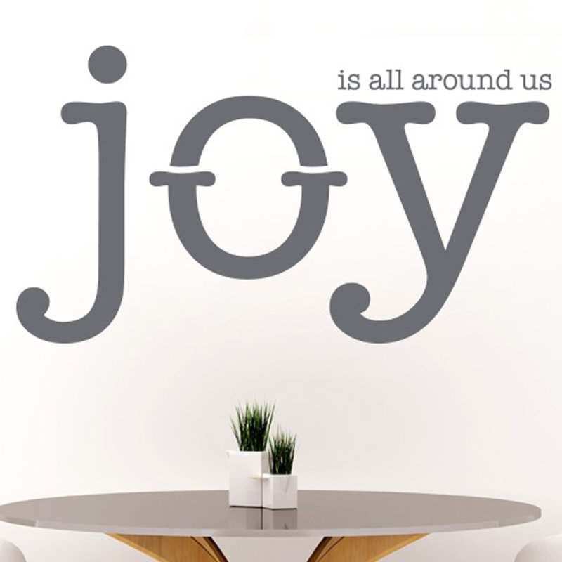 Wall Decal, Grey, Medium