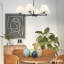 Plafonnier lustre 6 lumières Hunter Celestial Valley-114532204