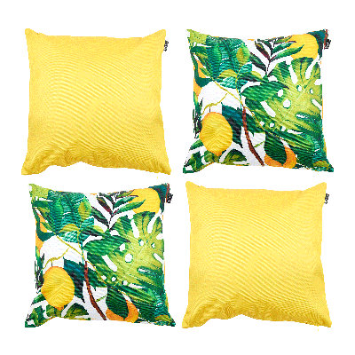 Botanical Indoor-Outdoor Cushions, Multicoloured