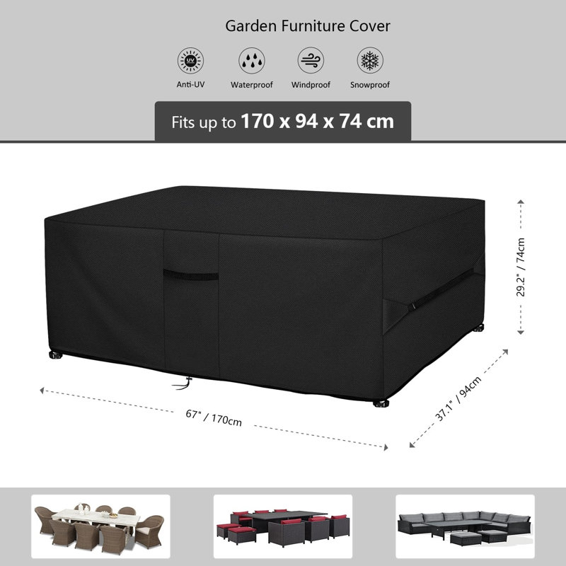Outdoor Patio Dining Set Cover