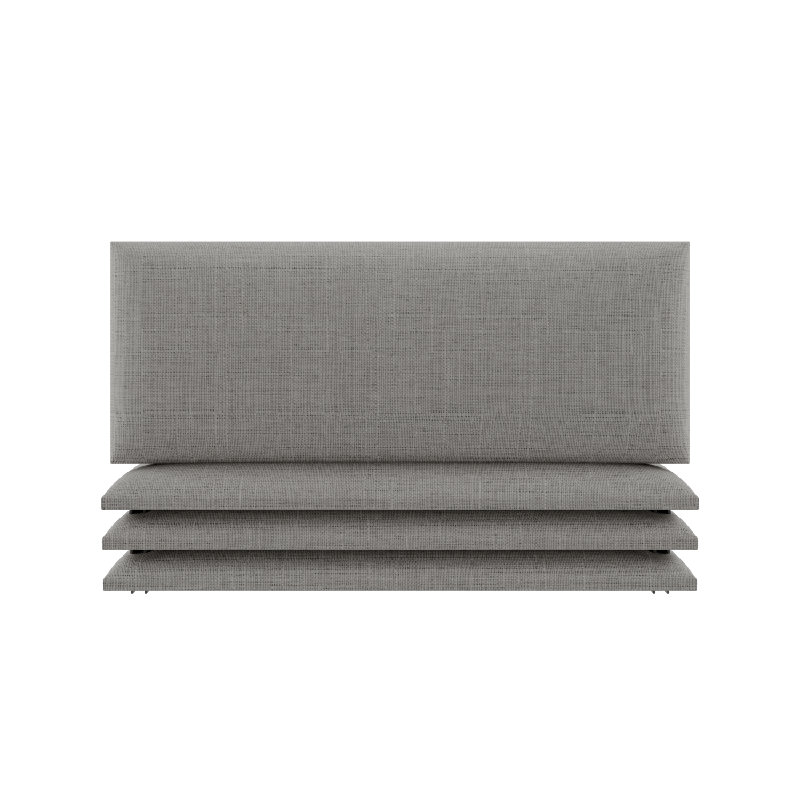 Upholstered Headboard, Small, Weave Moondust Grey