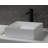Alfi Brand 15.13'' Matte White Resin Square Bathroom Sink