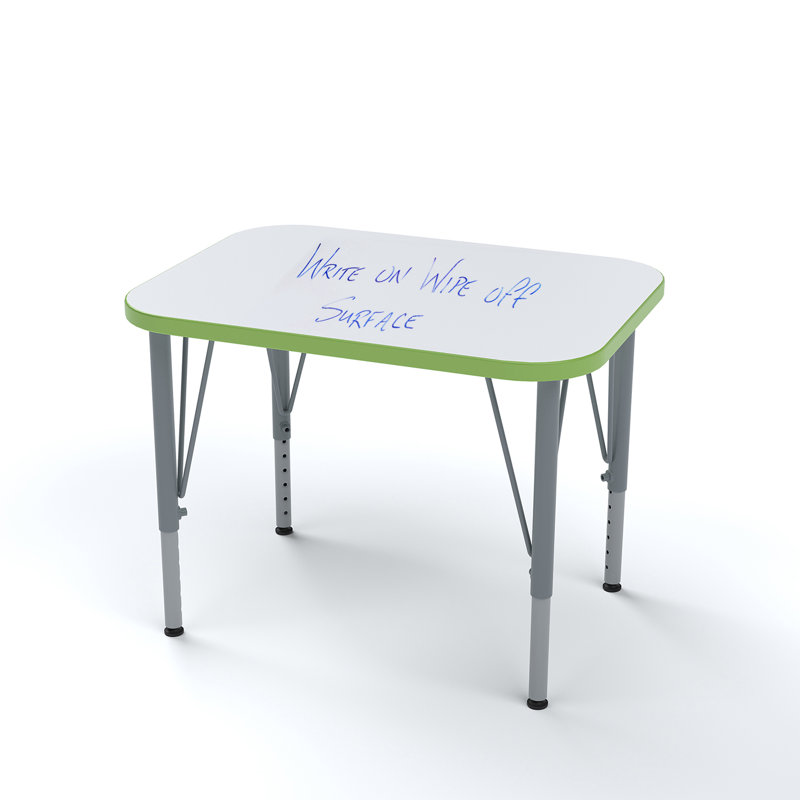 Manufactured Wood 23'' h x 32'' w Adjustable Collaborative Desk, îlot