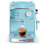 Machine à expresso professionnelle compacte à 20 bars avec mousseur à lait, manomètre et grand réservoir d'eau de 54 oz pour un usage domestique