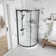 OVE Decors Breeze Premium 33 in. Round Shower Kit w/ Clear, Base