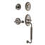 Nostalgic Warehouse Classic Plate C Grip Handleset with Single Cylinder Deadbolt and Fleur Lever-1491949030-1491949025-1491949022
