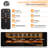 Wall mount Electric Fireplace Insert with & 5 Brightness, Timer, 750W/1500W Recessed Fireplace-1857460512