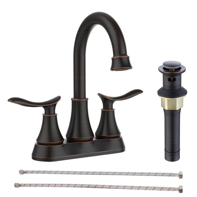 Bathroom faucet with 360 degree turn spout, Oil-Rubbed Bronze
