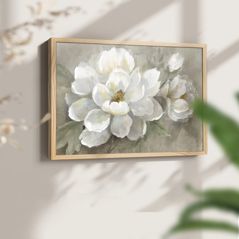 «White Delight», reproduction encadrée, H 8 po x l 10 po, Naturel