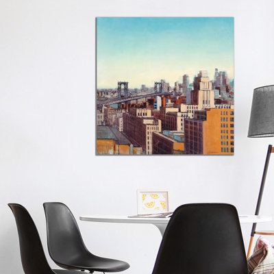 Skyline I 1 Piece Wrapped Canvas Painting
