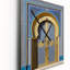 Morroco Palace Golden Doors II - horloge murale rétro-647161035