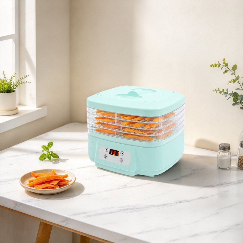 Déshydrateur d'aliments 5 plateaux avec minuterie réglable